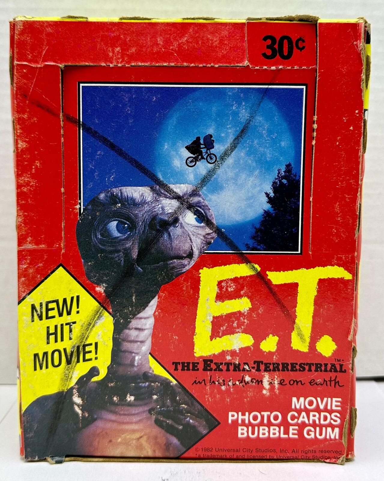 1982 Topps ET E.T. The Extra-Terrestrial Vintage FULL 36 Pack Trading Card Box