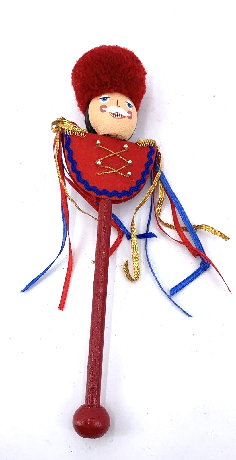 Wooden German Toy Soldier Christmas Ornament 9\
