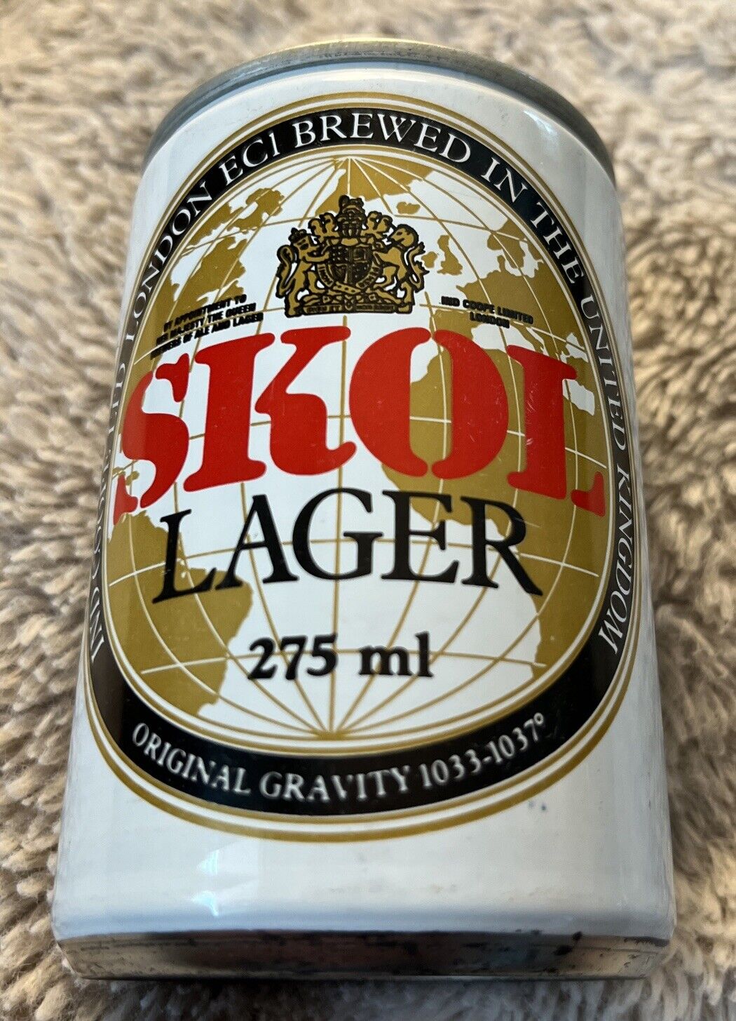 SKOL LAGER 1984 275 ml Beer Can IND COOPE LTD LONDON UK