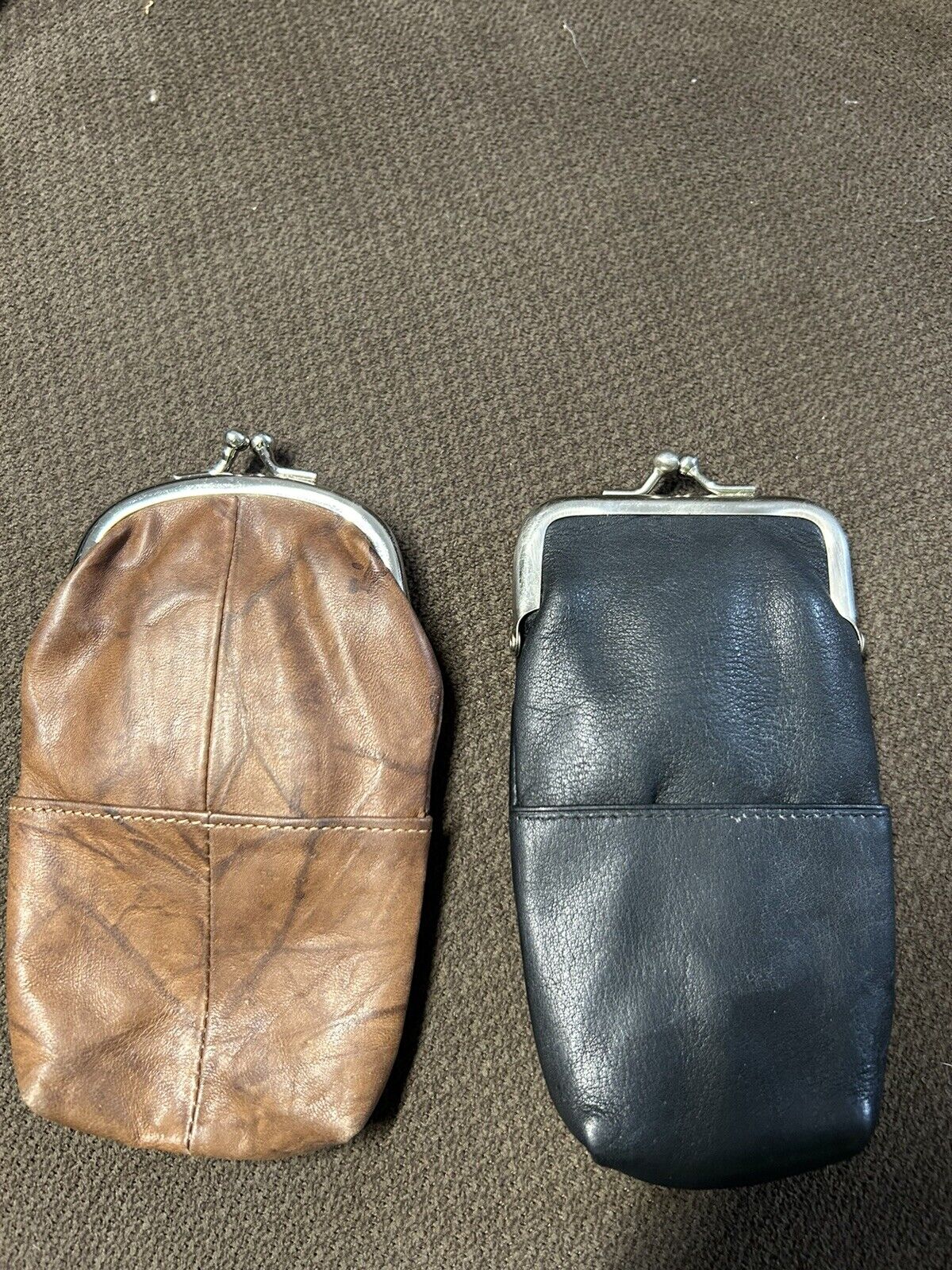 Used leather cigarette case LOT Estate