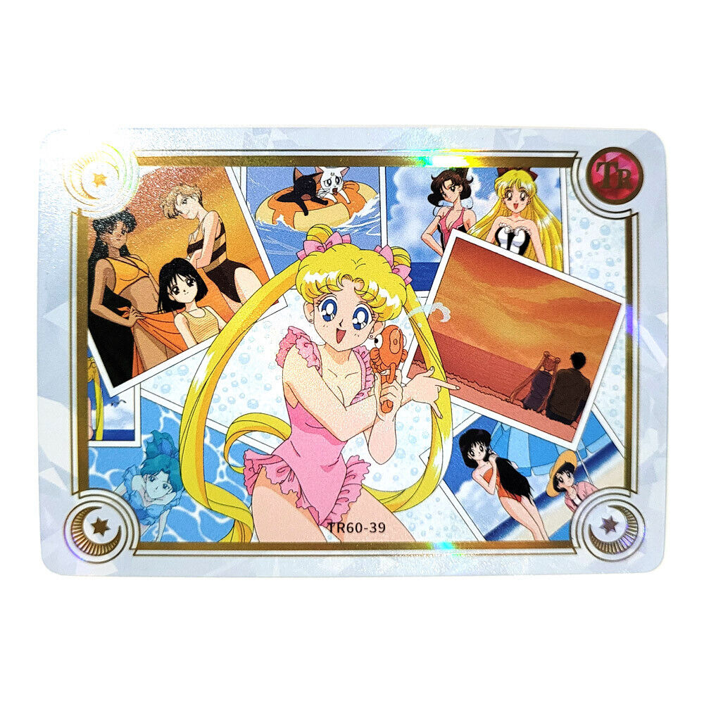 Sailor Moon Pretty Guardian Trading Card TR 60-39 - Usagi Swimming Scenes