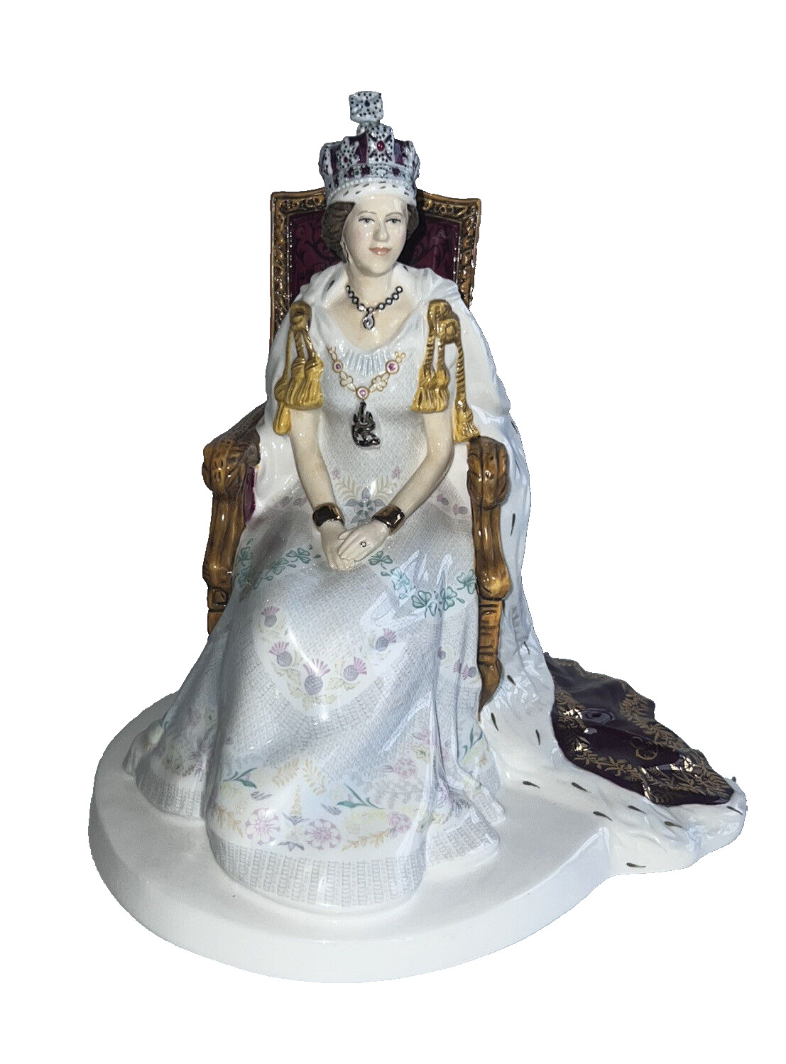 Royal Doulton Queen Elizabeth II Diamond Jubilee Figurine HN5582 Limited Edition