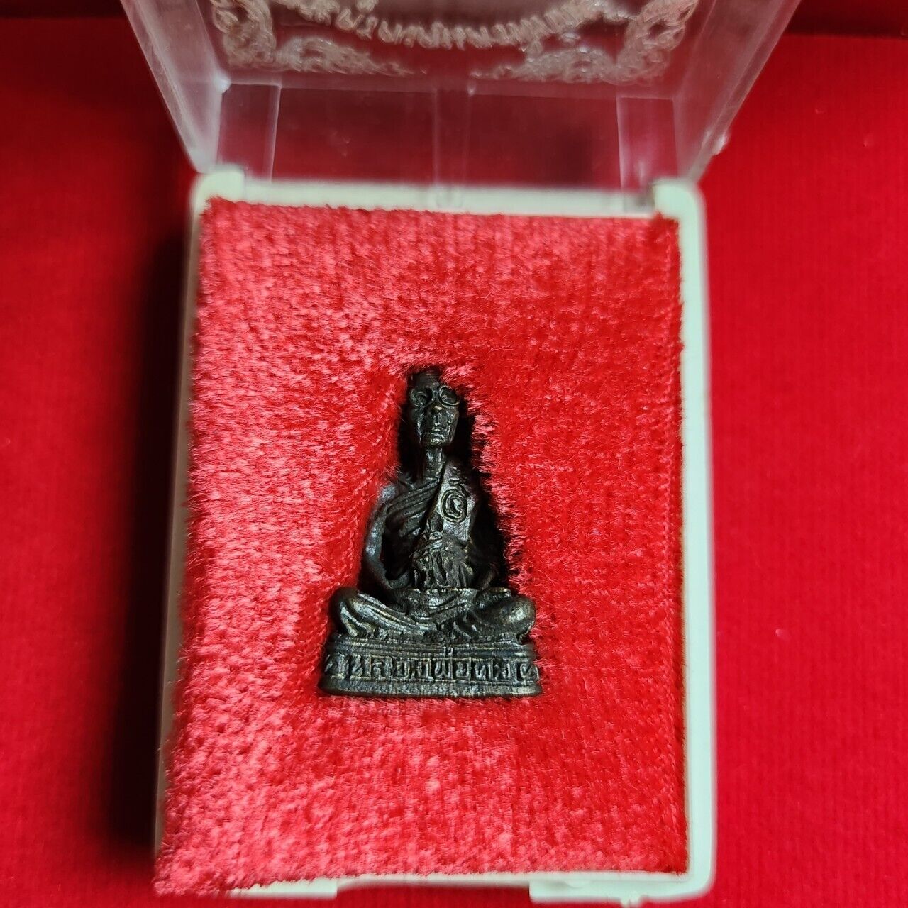Phra LP Thai Amulet Buddha Wat Pendant Colletible Rich Yantra Protect Magical