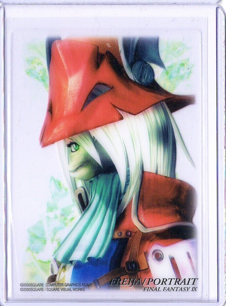 2001 Final Fantasy Art Museum FREIJA S-18 Special Edition Crystal Card FFIX