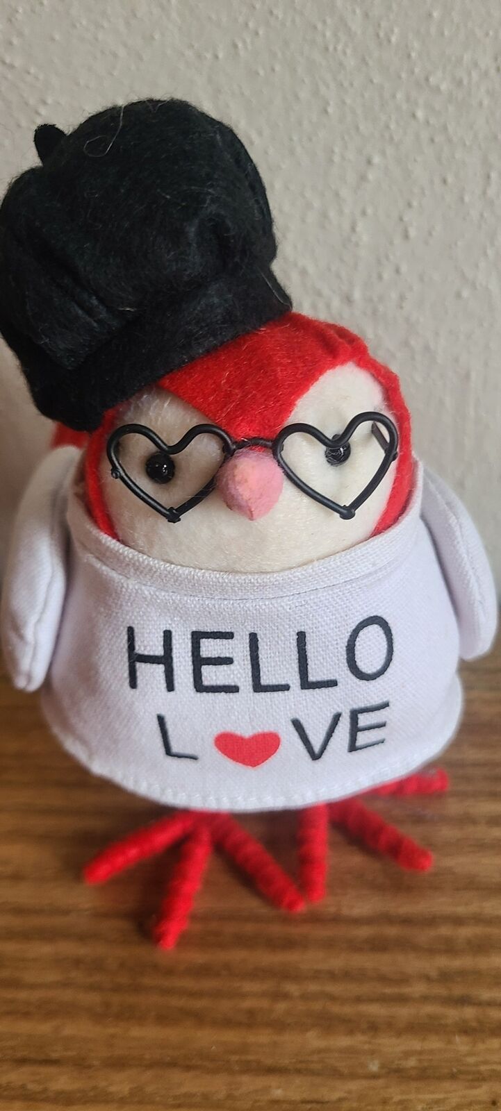 2018 Target Spritz Bird AMI Valentine HELLO LOVE Heart Glasses