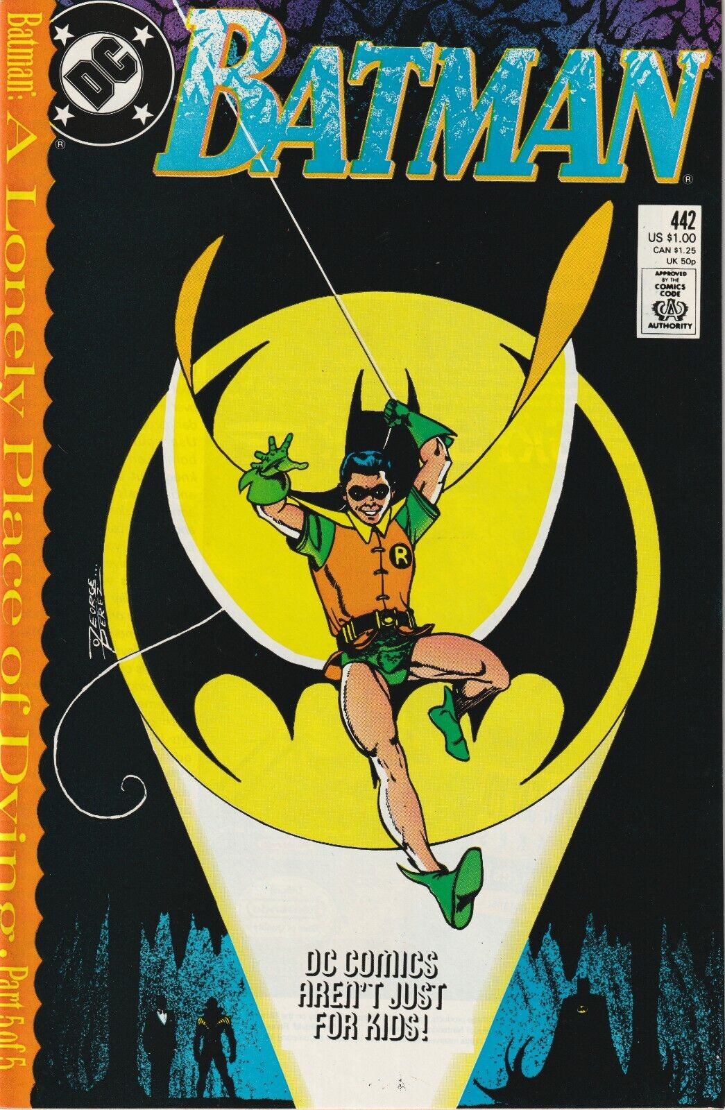 Batman #442 Direct Market Variant Cover 1989 DC 1st Costumed Tim Drake as Robin