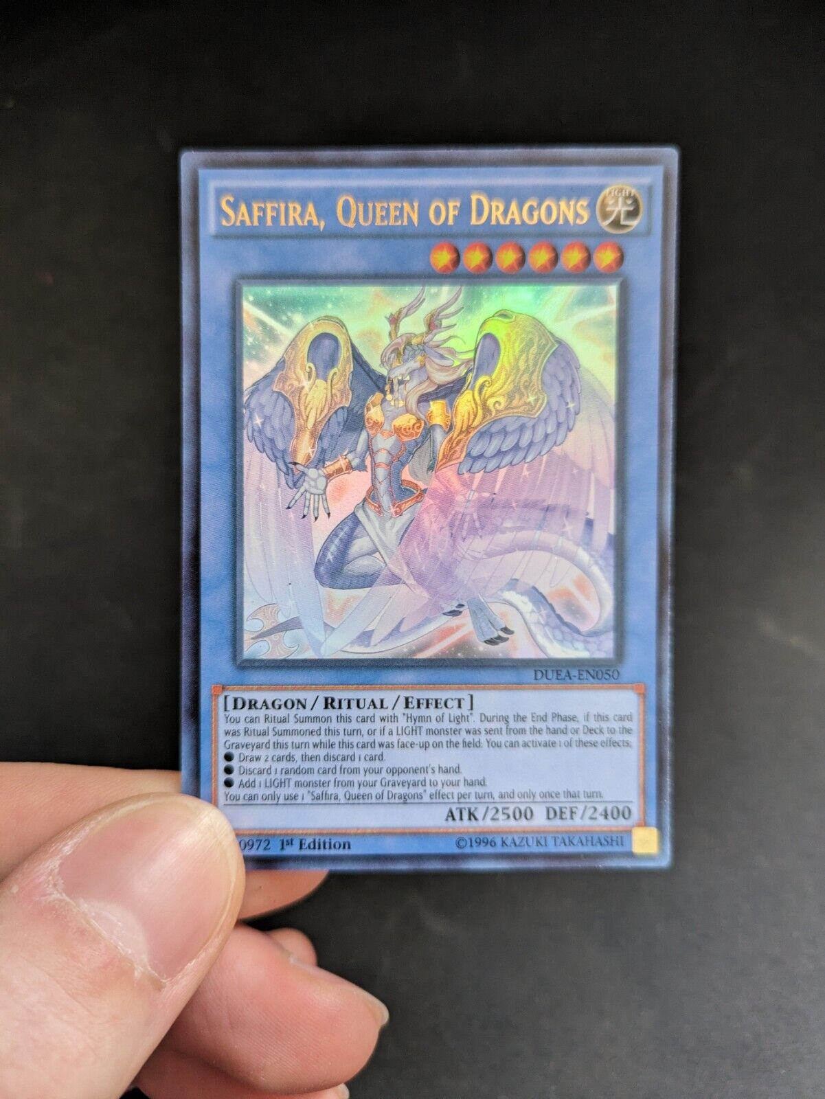 Yu-Gi-Oh - Saffira, Queen of Dragons - UR TCG - Duea-en050