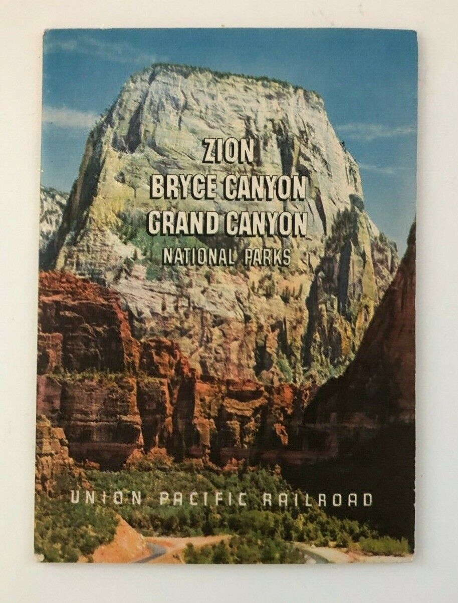 1947 Union Pacific Railroad Zion Bryce & Grand Canyon National Parks 
