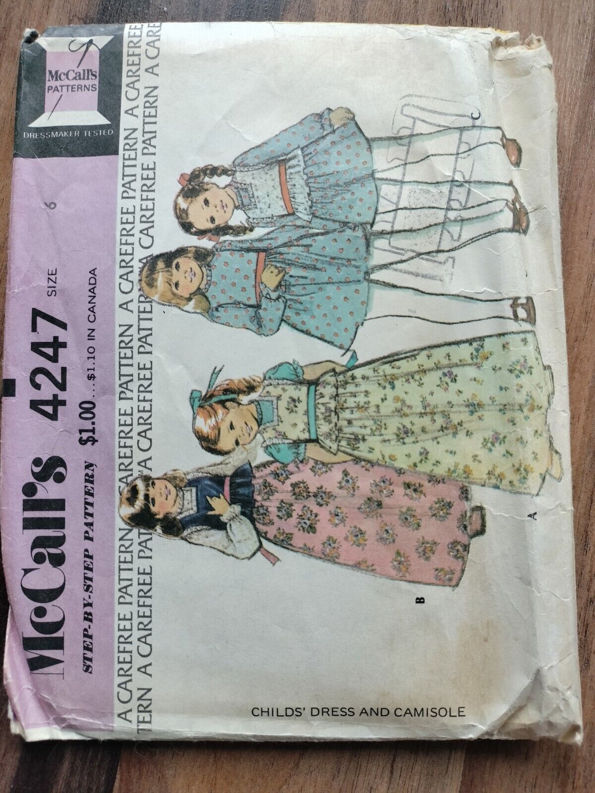 Vintage 1974 McCall\'s 4247 Sewing Pattern