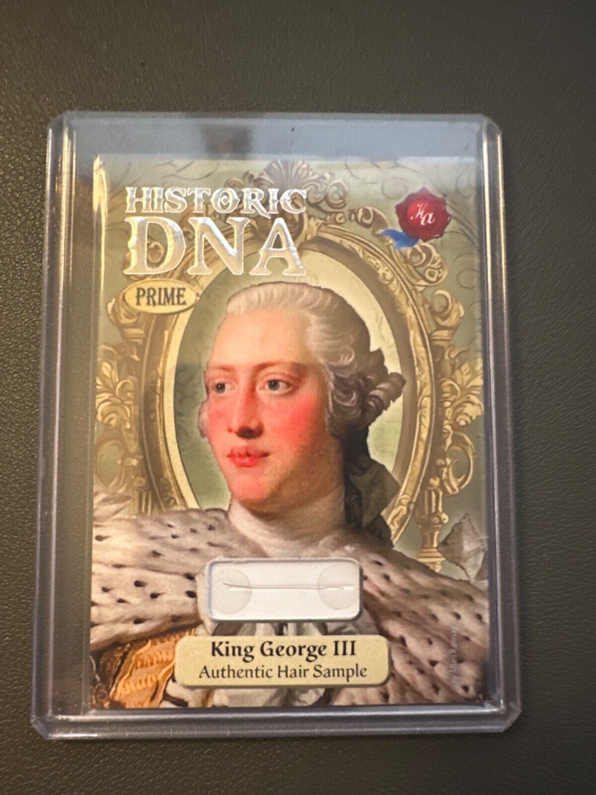 KING GEORGE III 2024 Historic Autographs Prime Hair Relic Card #2/25 SP BRITIAN