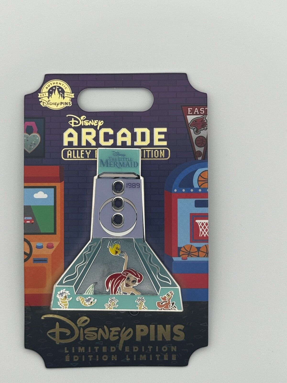2024 Disney Parks Arcade Alley Bowler The Little Mermaid Ariel LE 2000 Pin