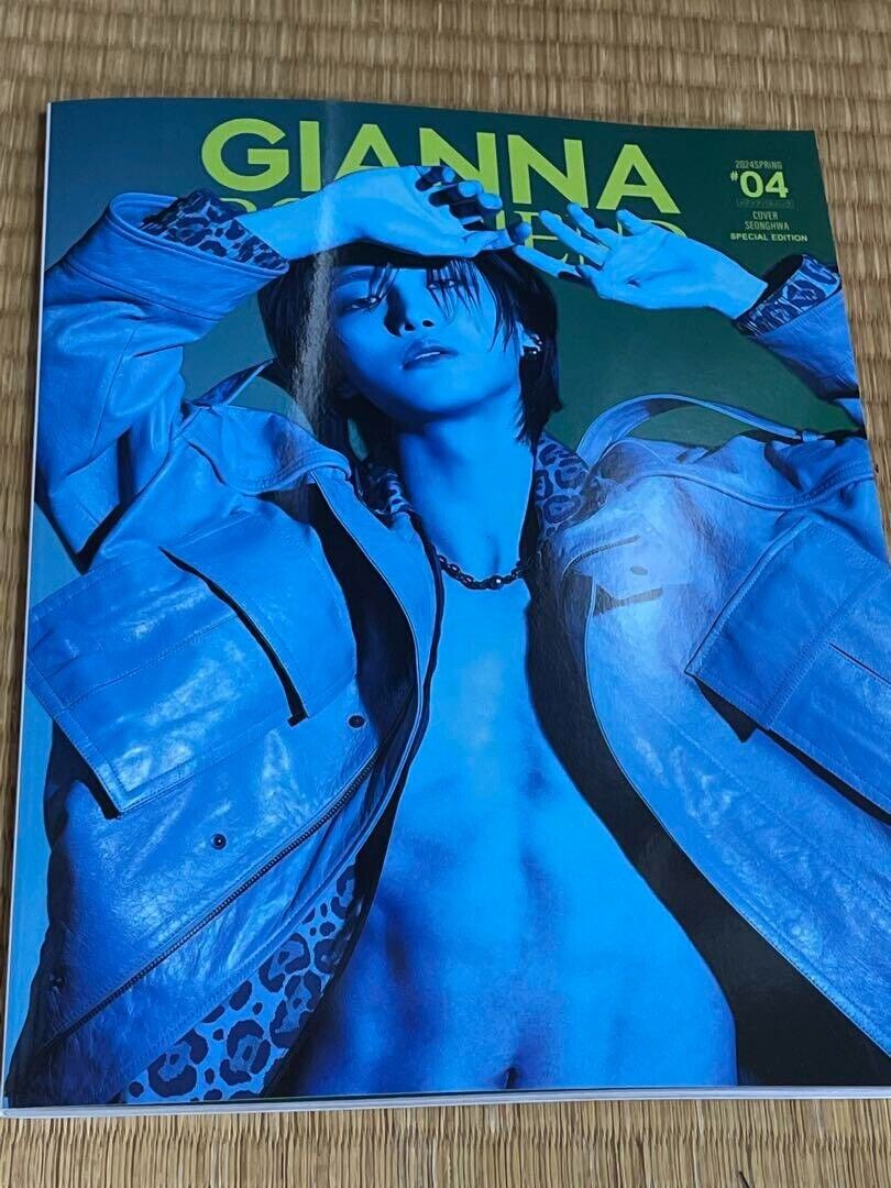Cover ATEEZ SEONGHWA GIANNA BOYFRIEND #4 Special Edition Magazine Japan