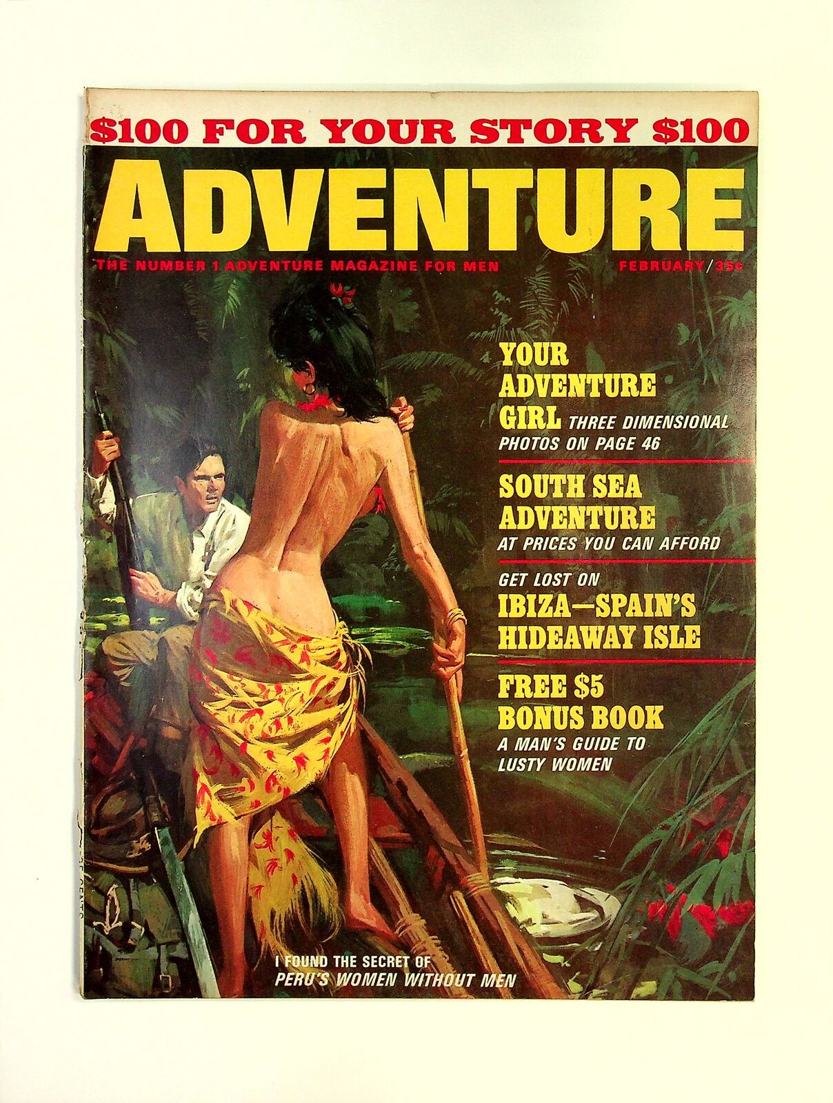 Adventure Pulp/Magazine Feb 1965 Vol. 141 #3 GD+ 2.5