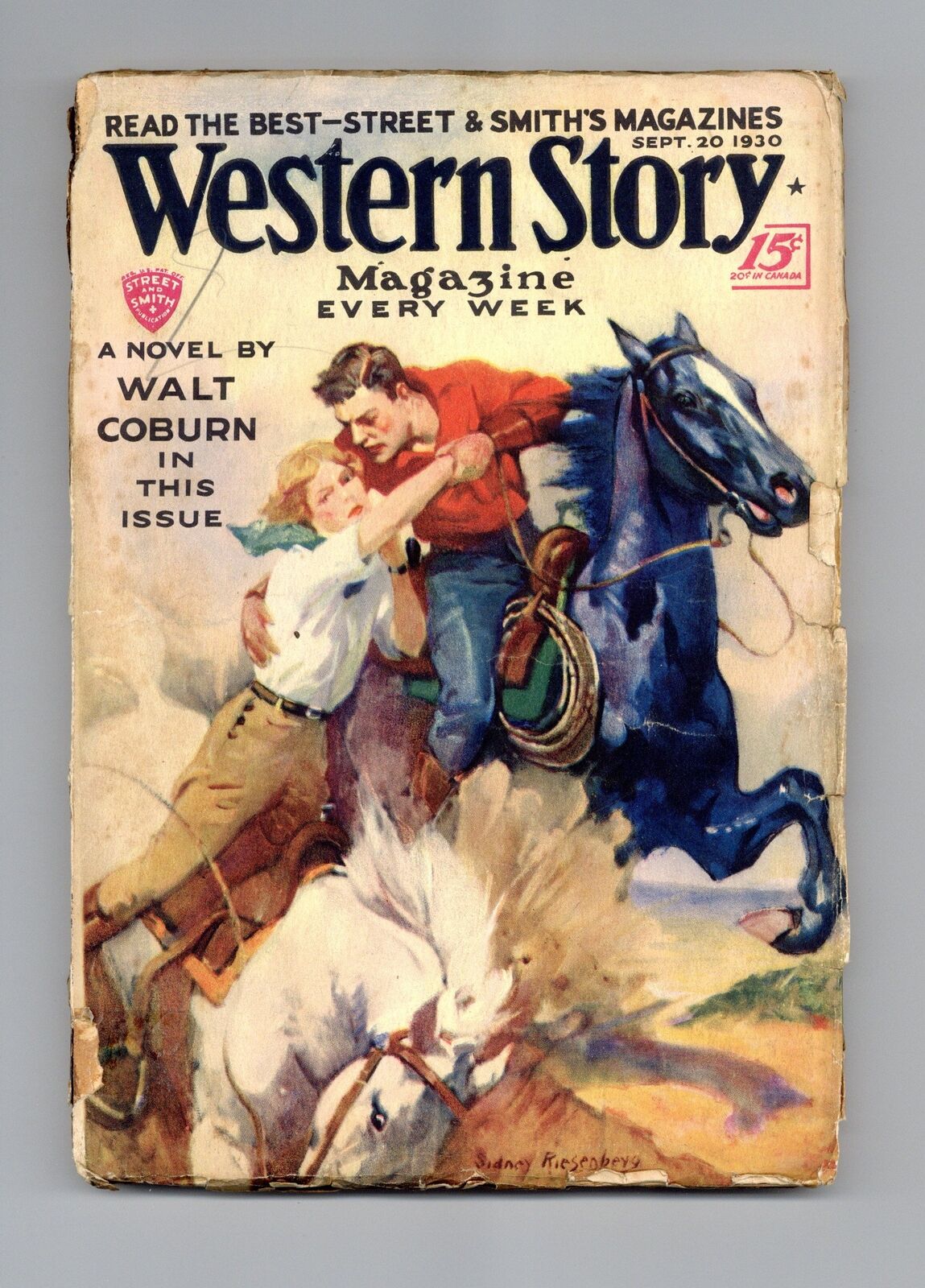 Western Story Magazine Pulp 1st Series Sep 20 1930 Vol. 98 #4 FR/GD 1.5