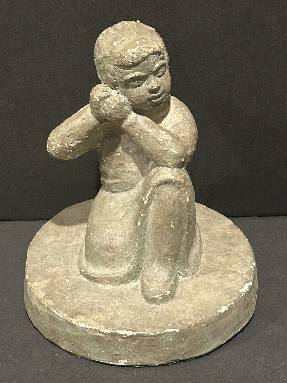 Vintage Clare Shaver Ceramic Female Figure Sculpture Northwest Artist Signed