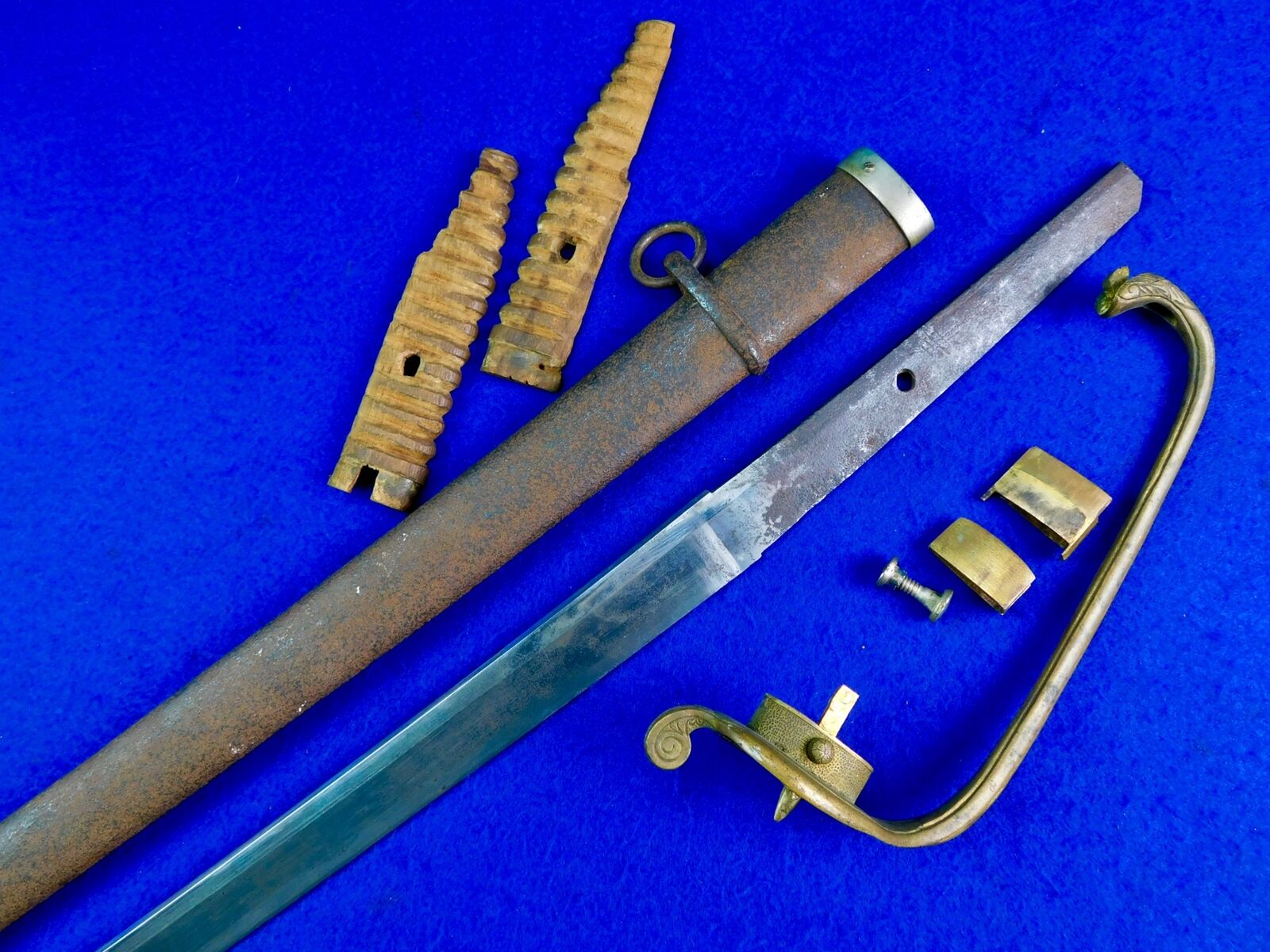 Japanese Japan WW1 WW2 Katana Officer\'s Sword Antique 17 Century Signed Blade