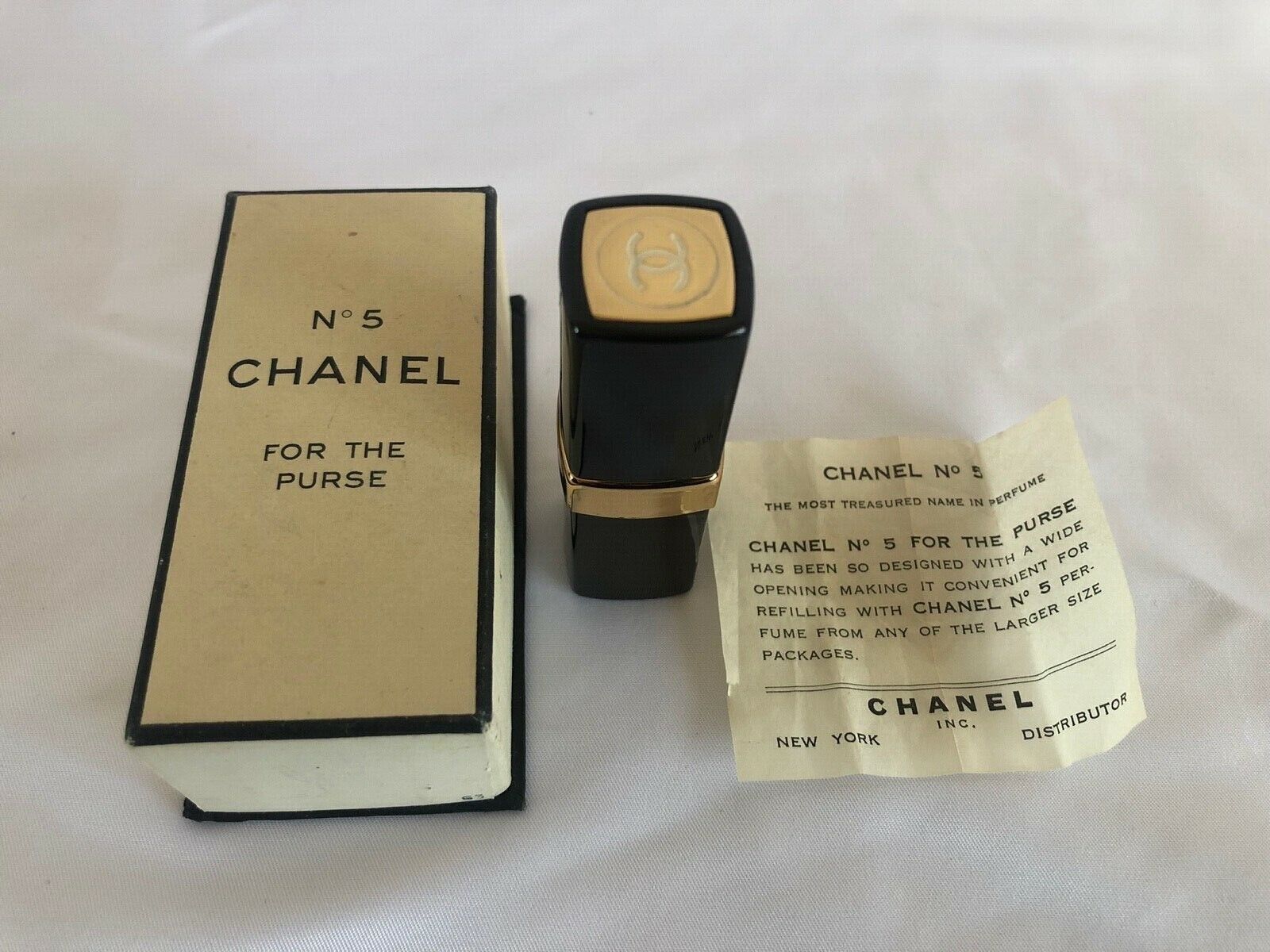 Vintage 1930’s - 1940’s CHANEL No 5 Perfume For The Purse With Presentation Box