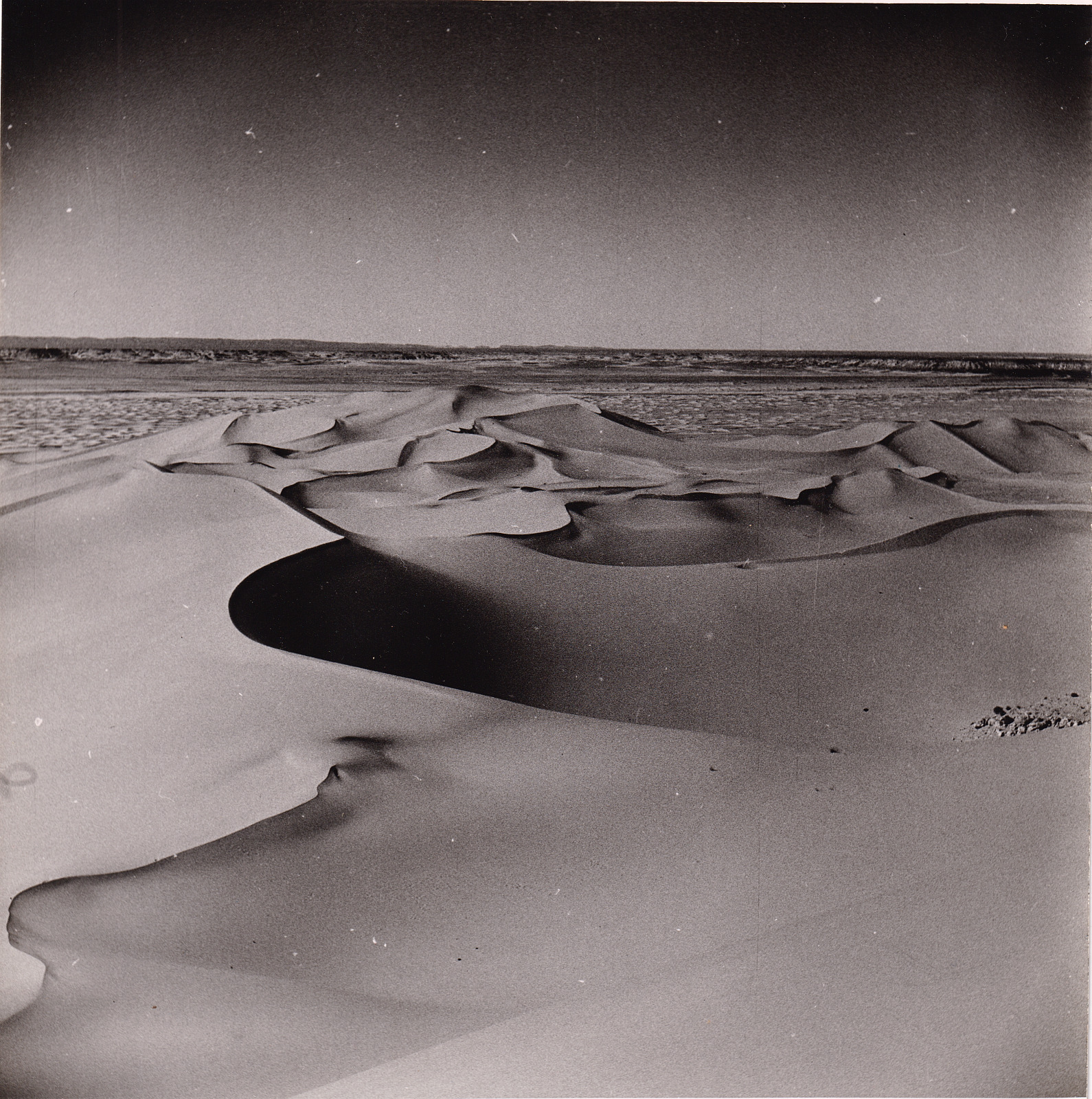 24x18 ALGIERS Jean Morin/Algiers 1949 - BENI ABBES, dunes - vintage silver print