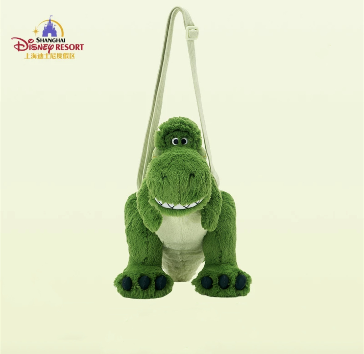 Disney authentic Toy story rex shoulder bag shanghai disneyland exclusive