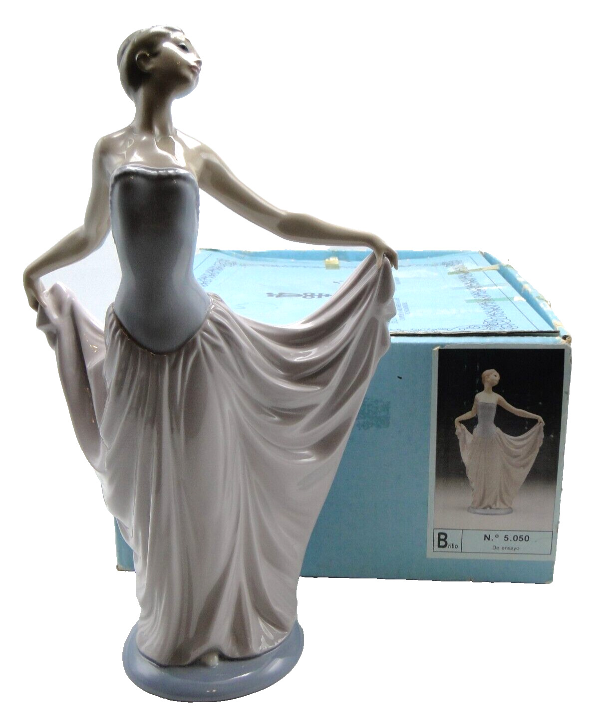 Retired Lladro Dancer Woman Figurine 5050G 11¾in w original box