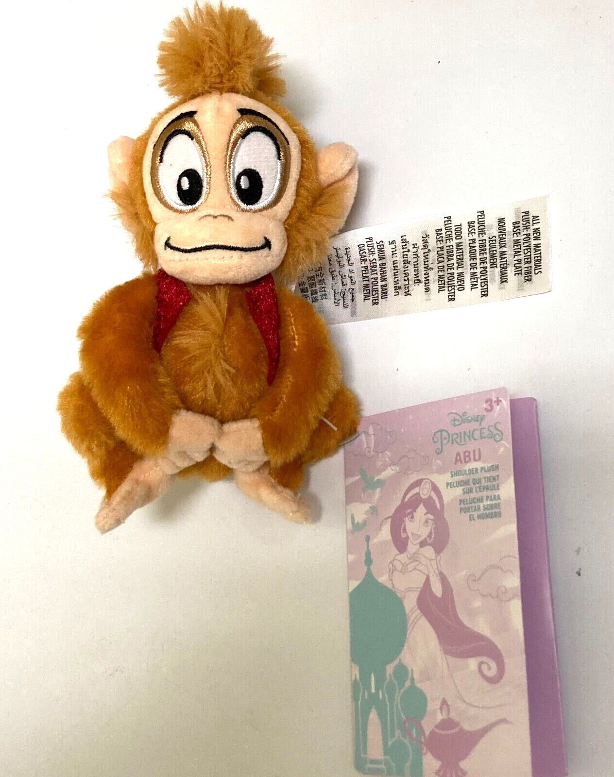 BNWT Disney Parks Aladdin - Abu Monkey Magnetic Shoulder Pal 5\