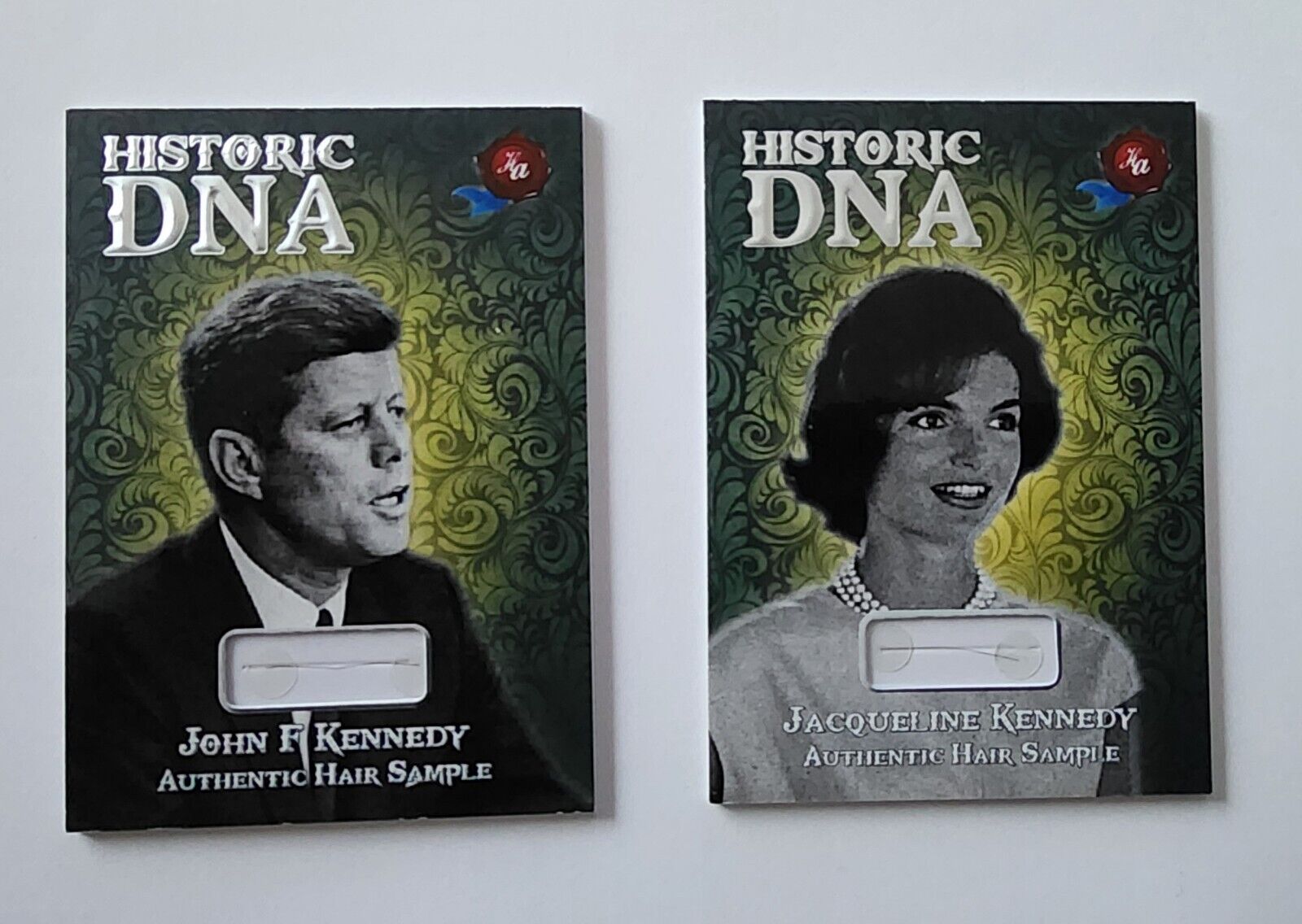 2022 Historic Autographs Prime Historic DNA -Jacqueline & John F Kennedy
