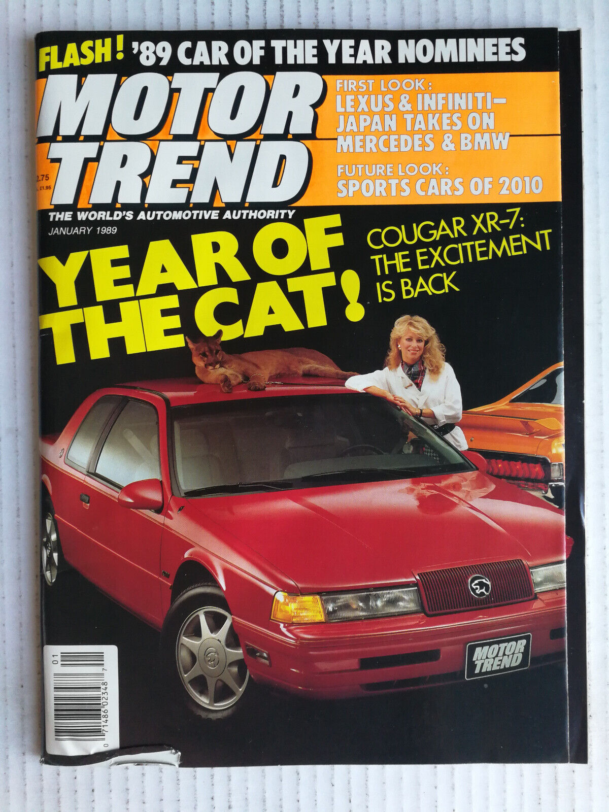 Motor Trend Magazine 1989 - The Complete Year - All 12 Issues