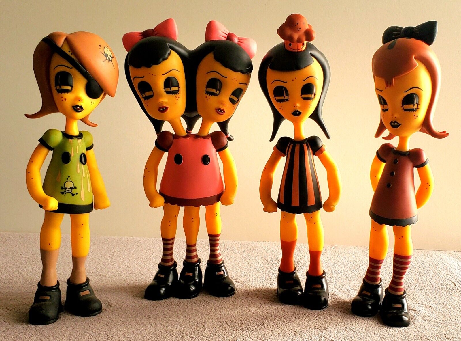 Camille Rose Garcia Dolls Complete Set of 4 (Necessaries Toy Foundation)