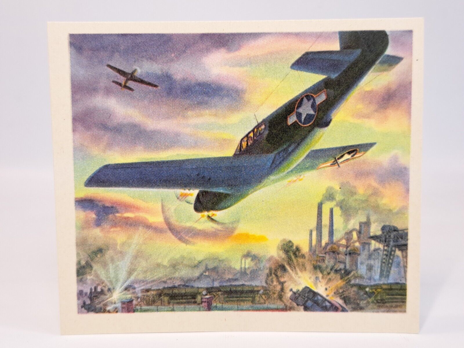 1943 COCA-COLA AMERICA\'S FIGHTING PLANES IN ACTION CARD NORTH AMERICAN \