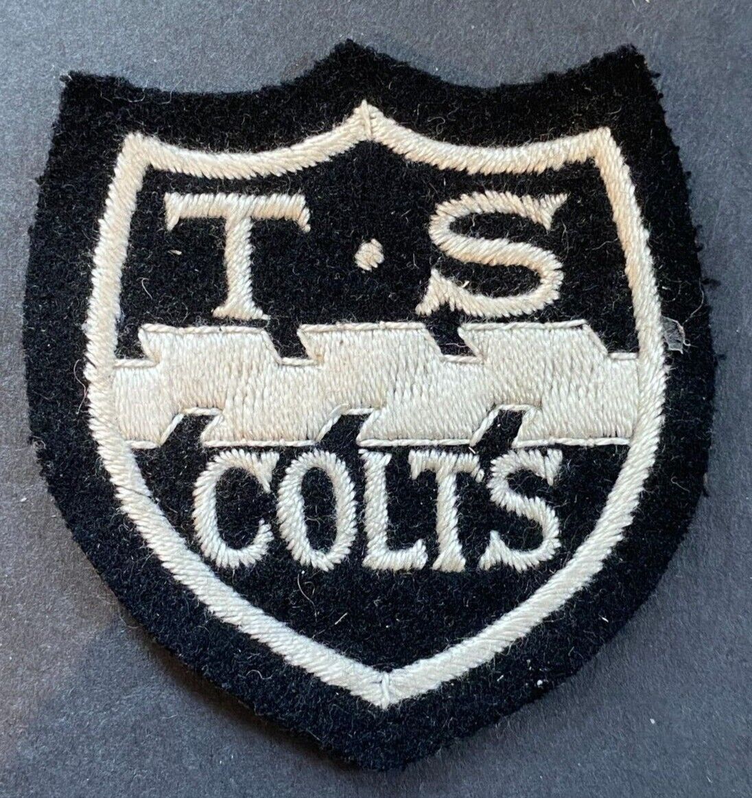 TS Colts Cloth Patch Vintage Lot 1030