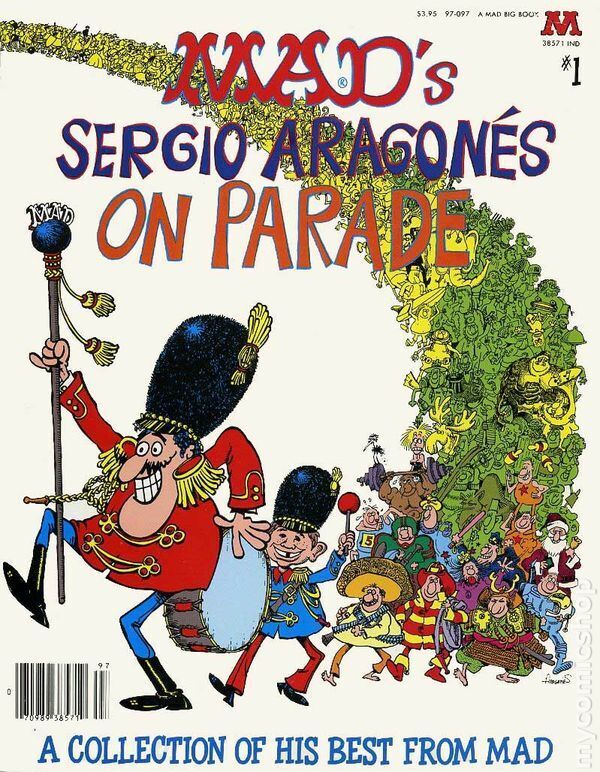 MAD\'s Sergio Aragones on Parade SC A MAD Big Book #1-1ST FN 1979 Stock Image