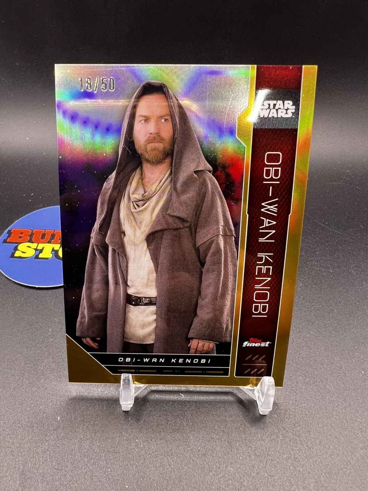 Obi-Wan Kenobi 2023 Topps Finest Star Wars EB- 9 Gold  /50