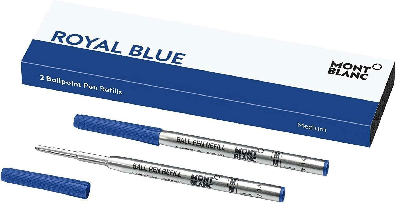 Montblanc 2 Ballpoint Pen Refill - Royal Blue 124493