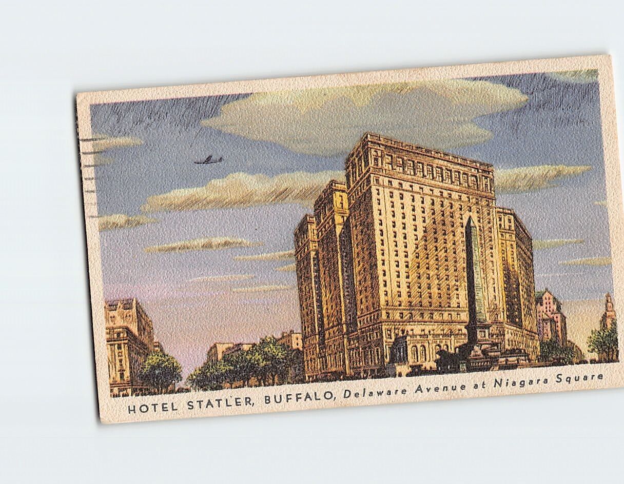 Postcard Hotel Statler Buffalo New York USA