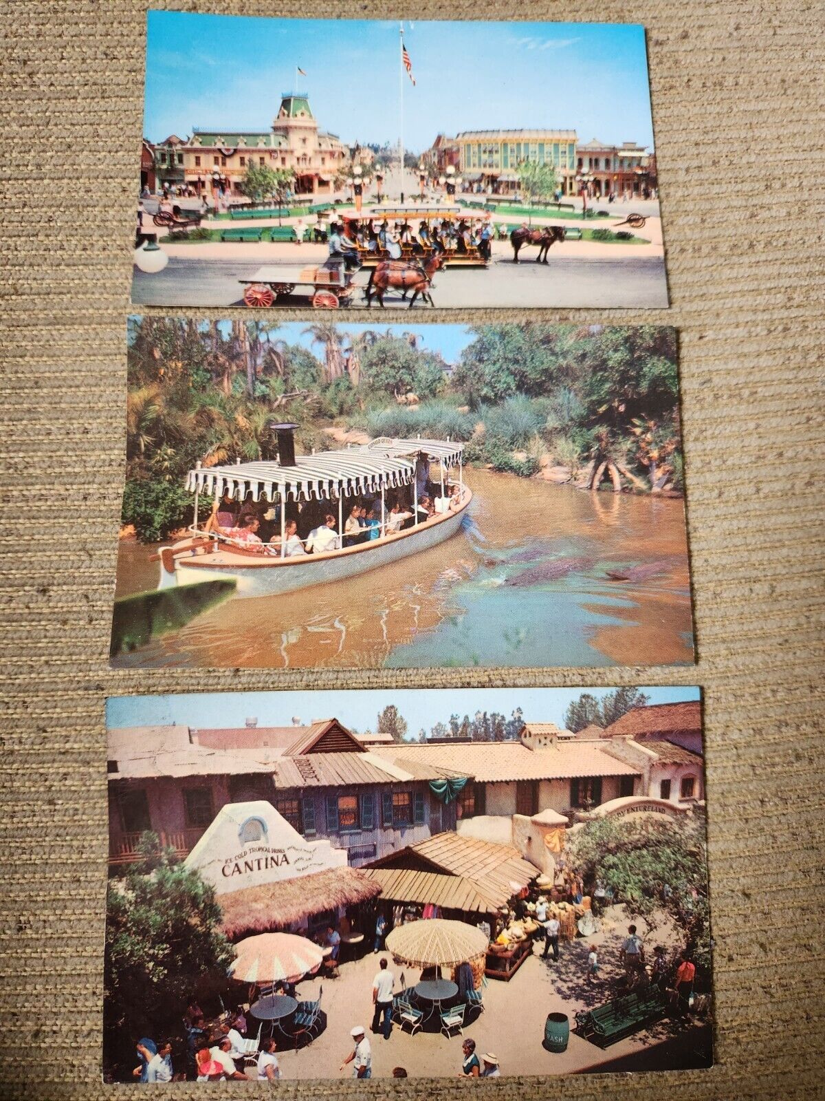 Disneyland Postcards 1955 Unused  Rare 