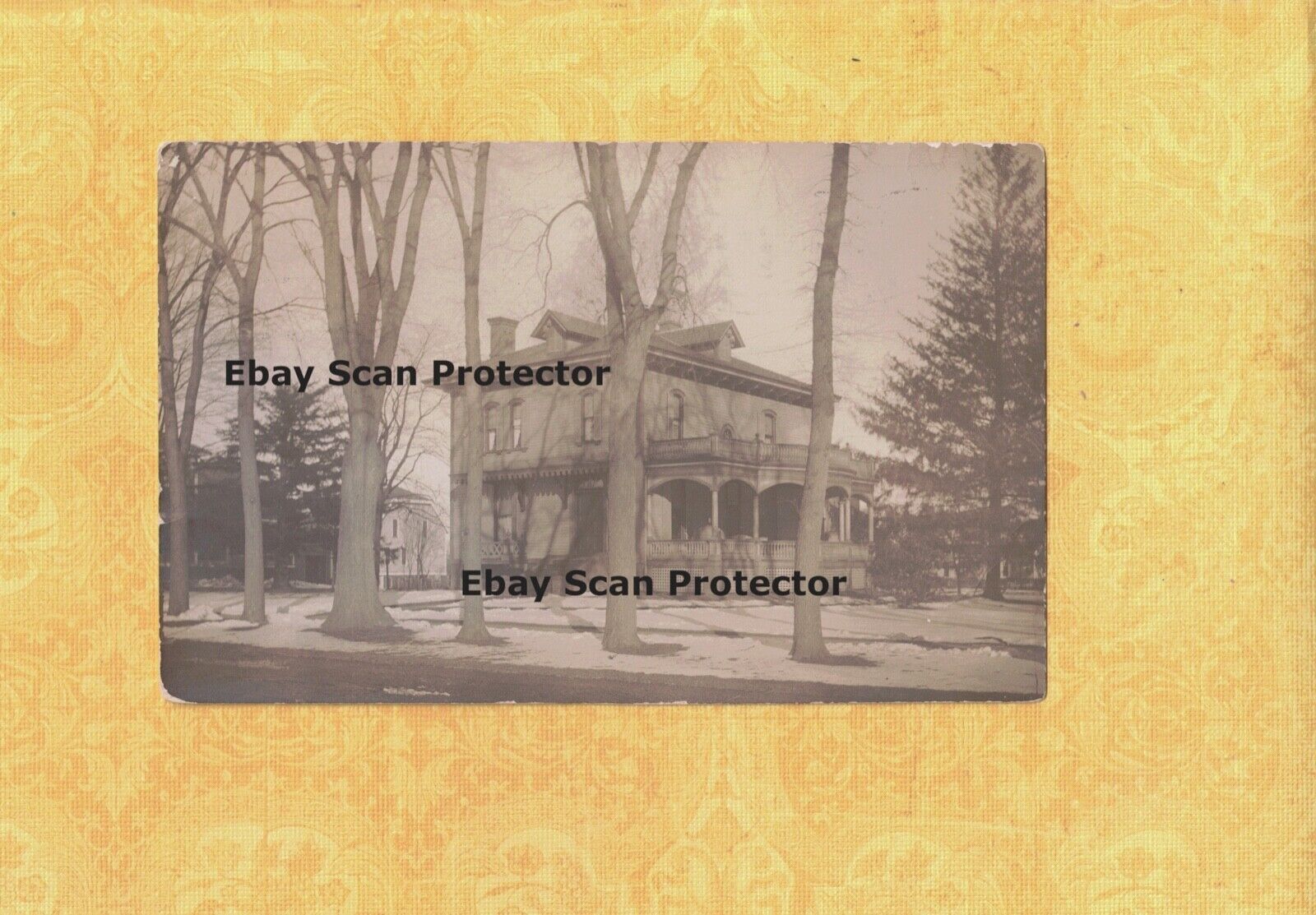MA Westfield 1909 rare RPPC postcard LOOMIS HOUSE 86 BROAD ST to Detroit MI