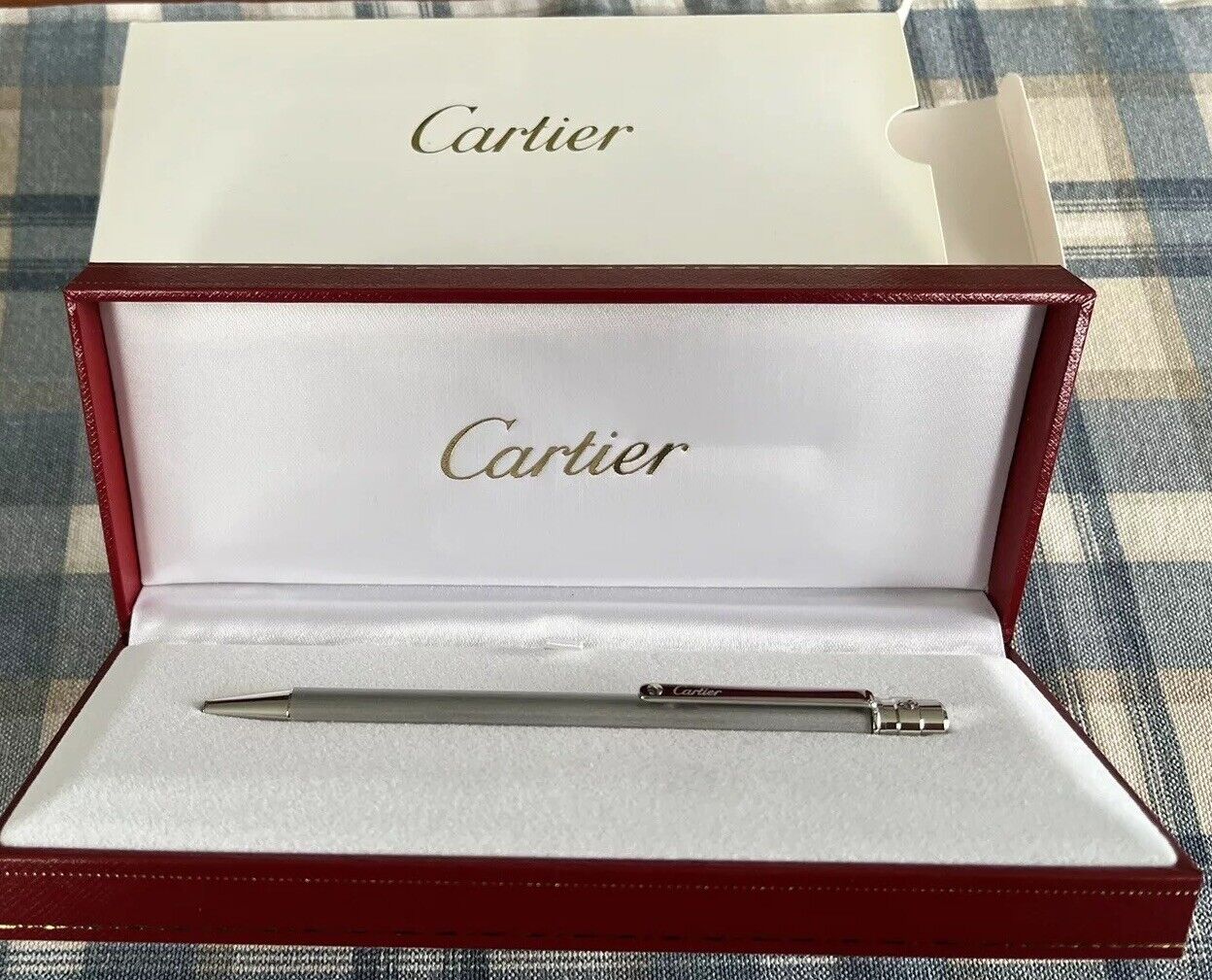 Authentic Cartier de Santos Ballpoint Pen - ST150191
