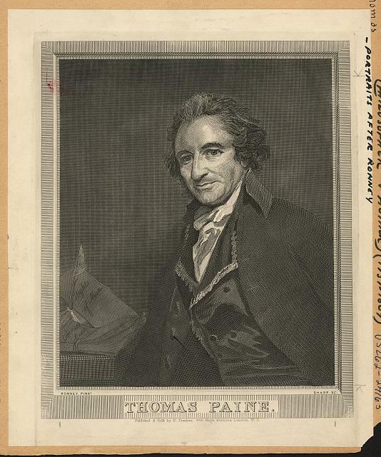 Photo:Thomas Paine,Founding Father,W Sharp,G Romney,1794 1