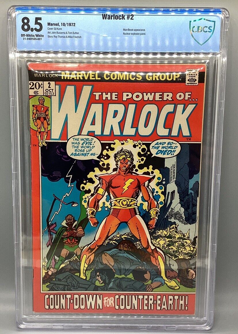 Warlock #2 - Marvel - 1972 - CBCS 8.5 - Man-Beast App.