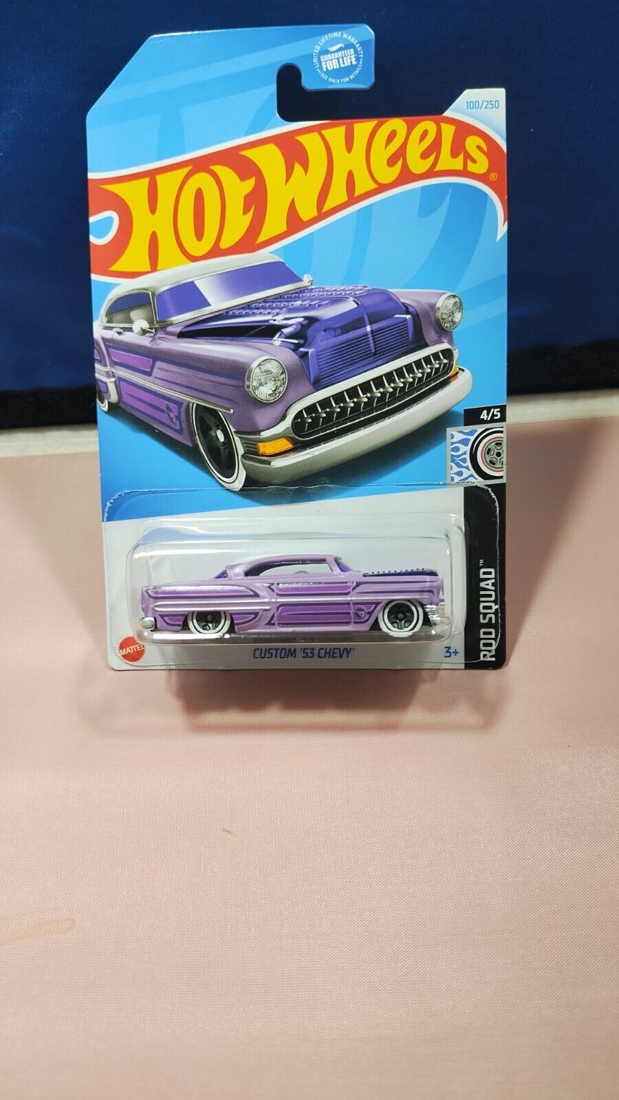 Hot Wheels Custom '53 Chevy Rod Squad Series #4/5 Purple Diecast 1:64 Scale New