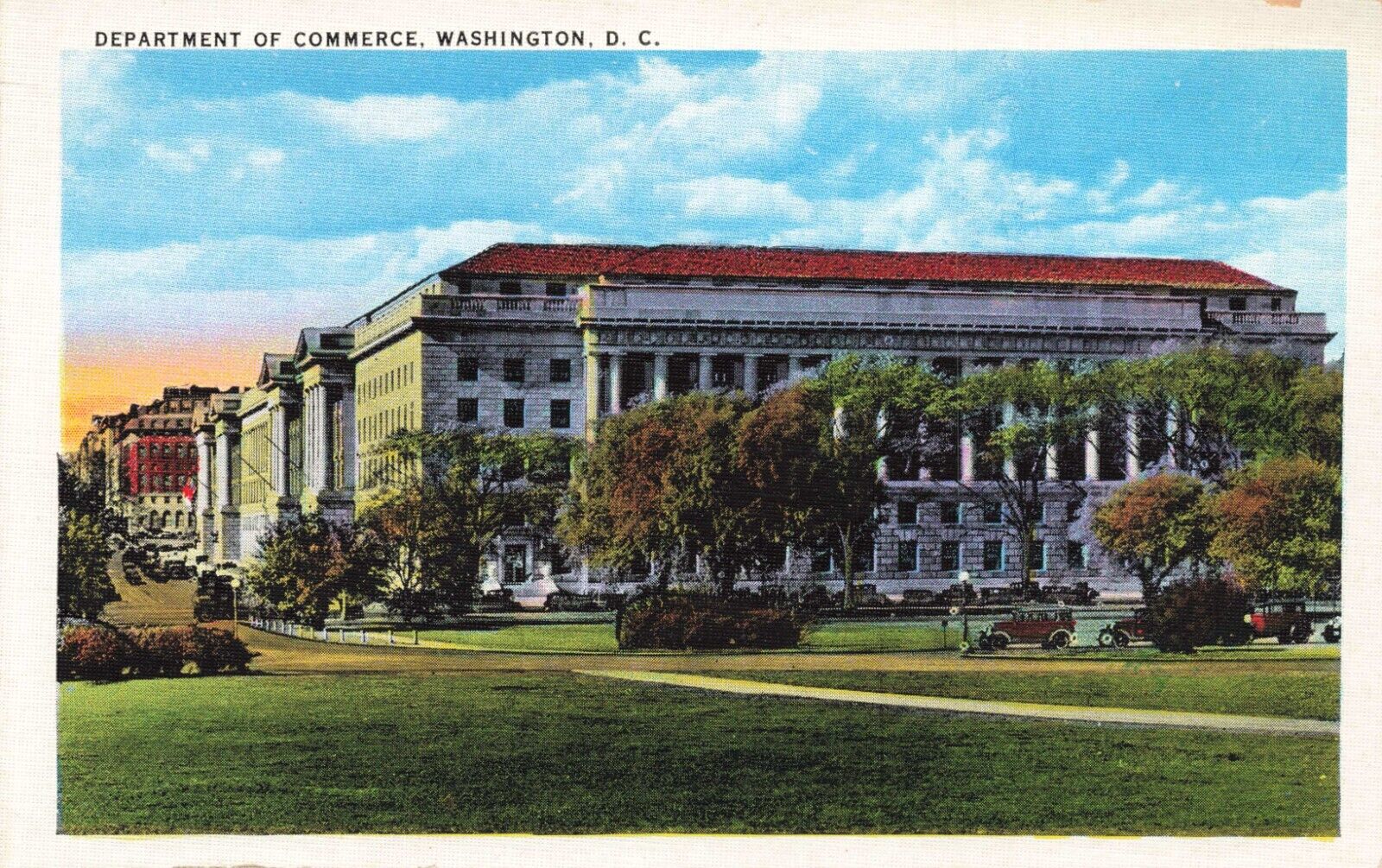 Postcard Department of Commerce Washington DC WA UNP
