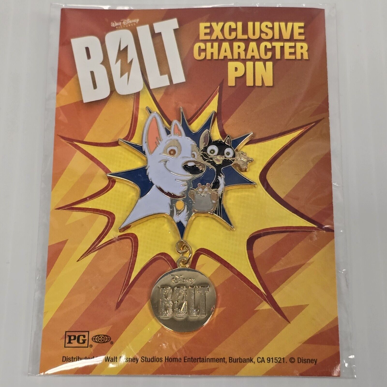Bolt Walt Disney Exclusive Character Trading Pin - New in package
