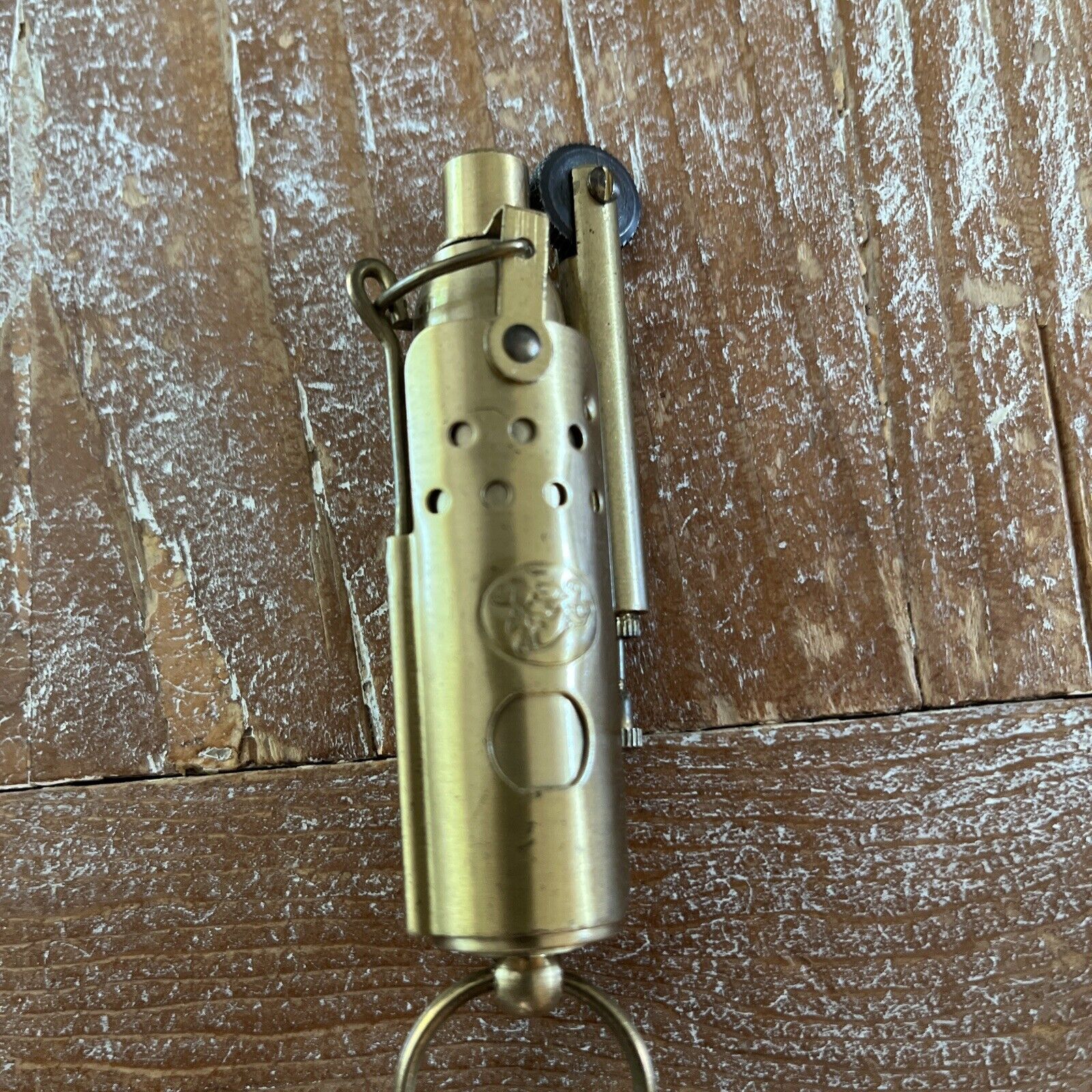 Gasoline Lighter WWII WW2 Vintage brass trench lighter