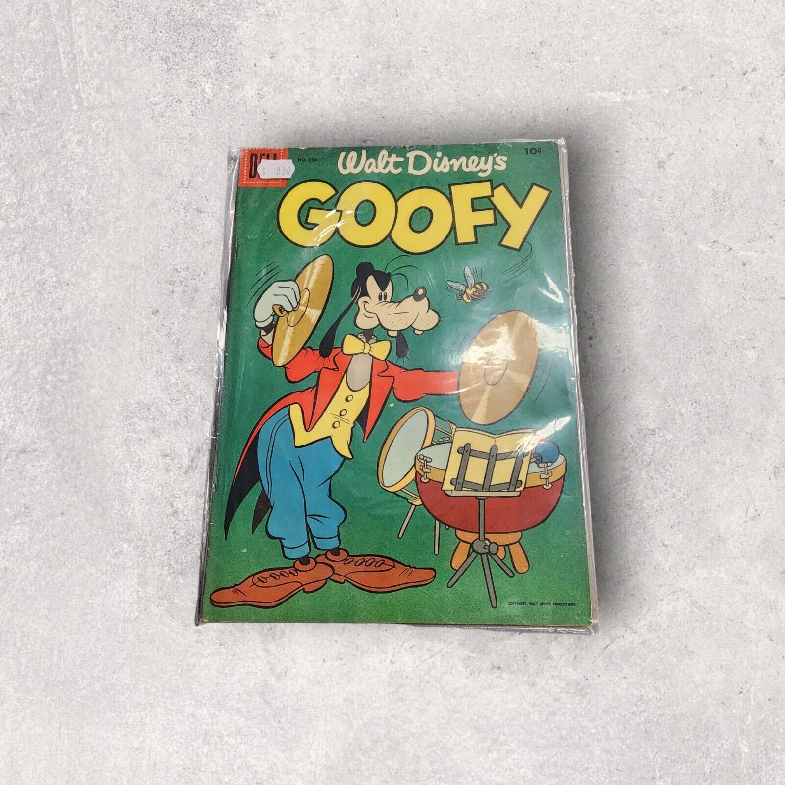 1955 DELL Walt Disney GOOFY (FOUR-COLOR) #658 VG