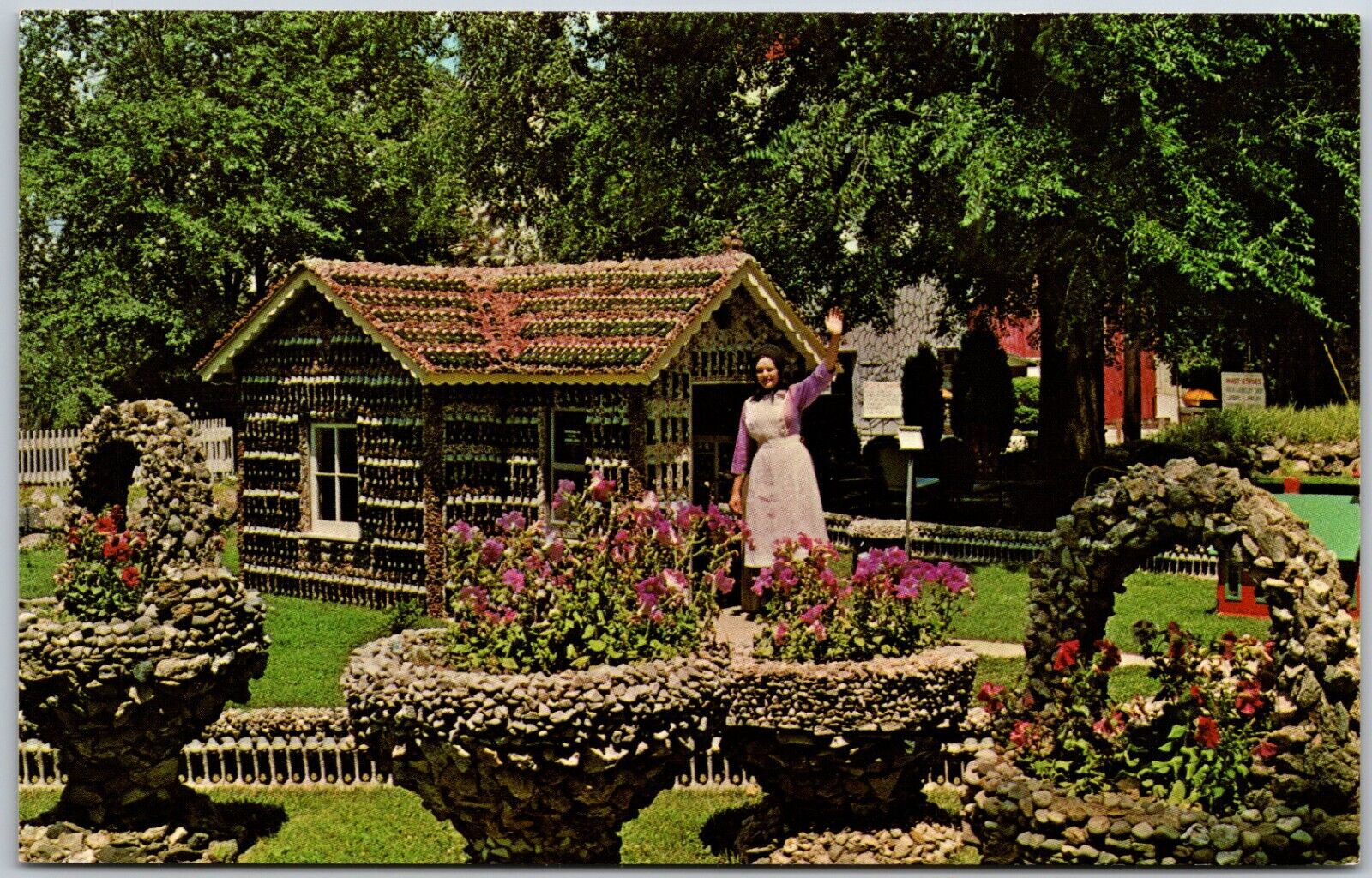 Greetings from Rockome Gardens, Arcola, Illinois - Postcard