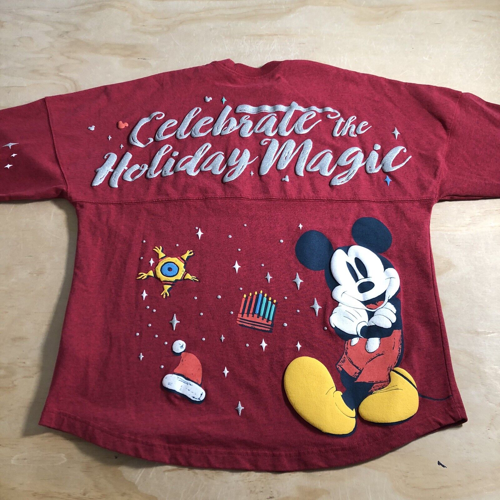 A1410 Disney California Adventure Holiday Magic Spirit Jersey 2021 Size Medium