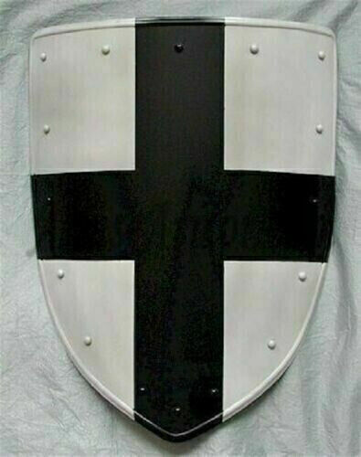 Medieval Handcrafted Knight Armor Metal Battle Viking Steel Templar Shield gift