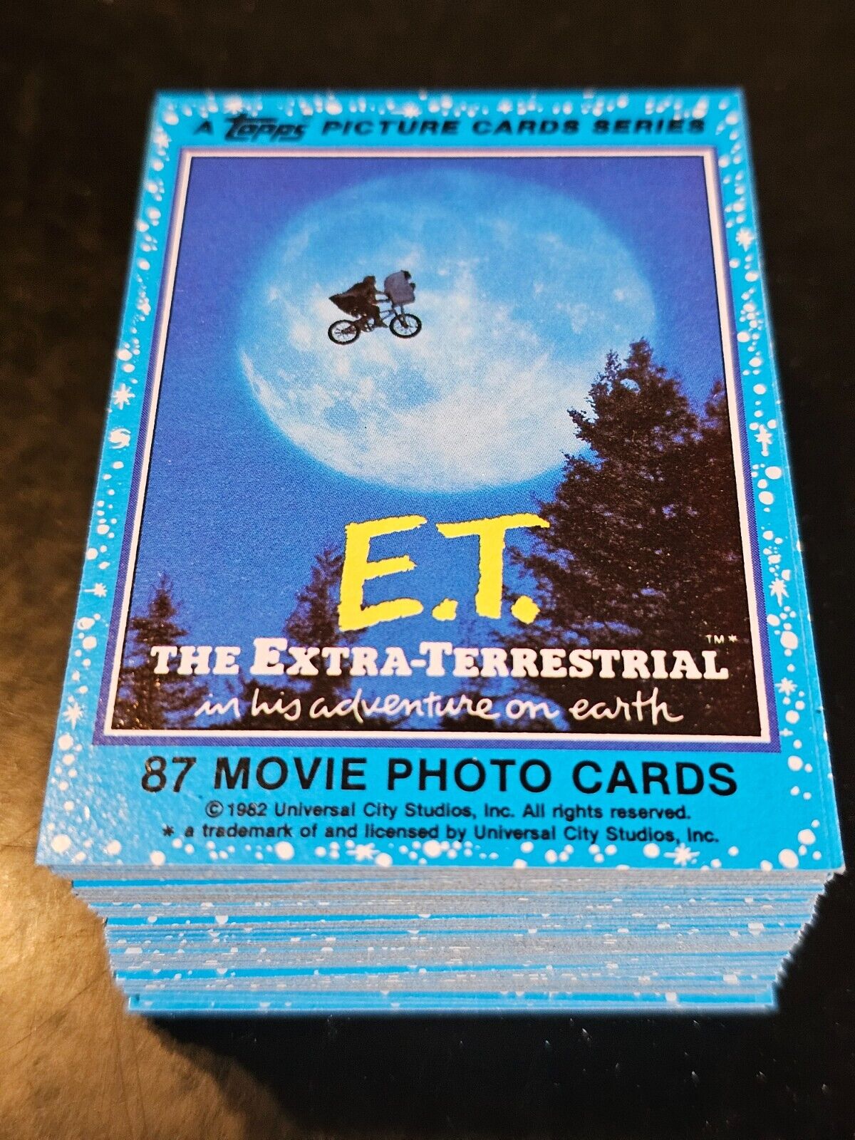 1982 Topps E.T. The Extra Terrestrial Complete 87 Card Set