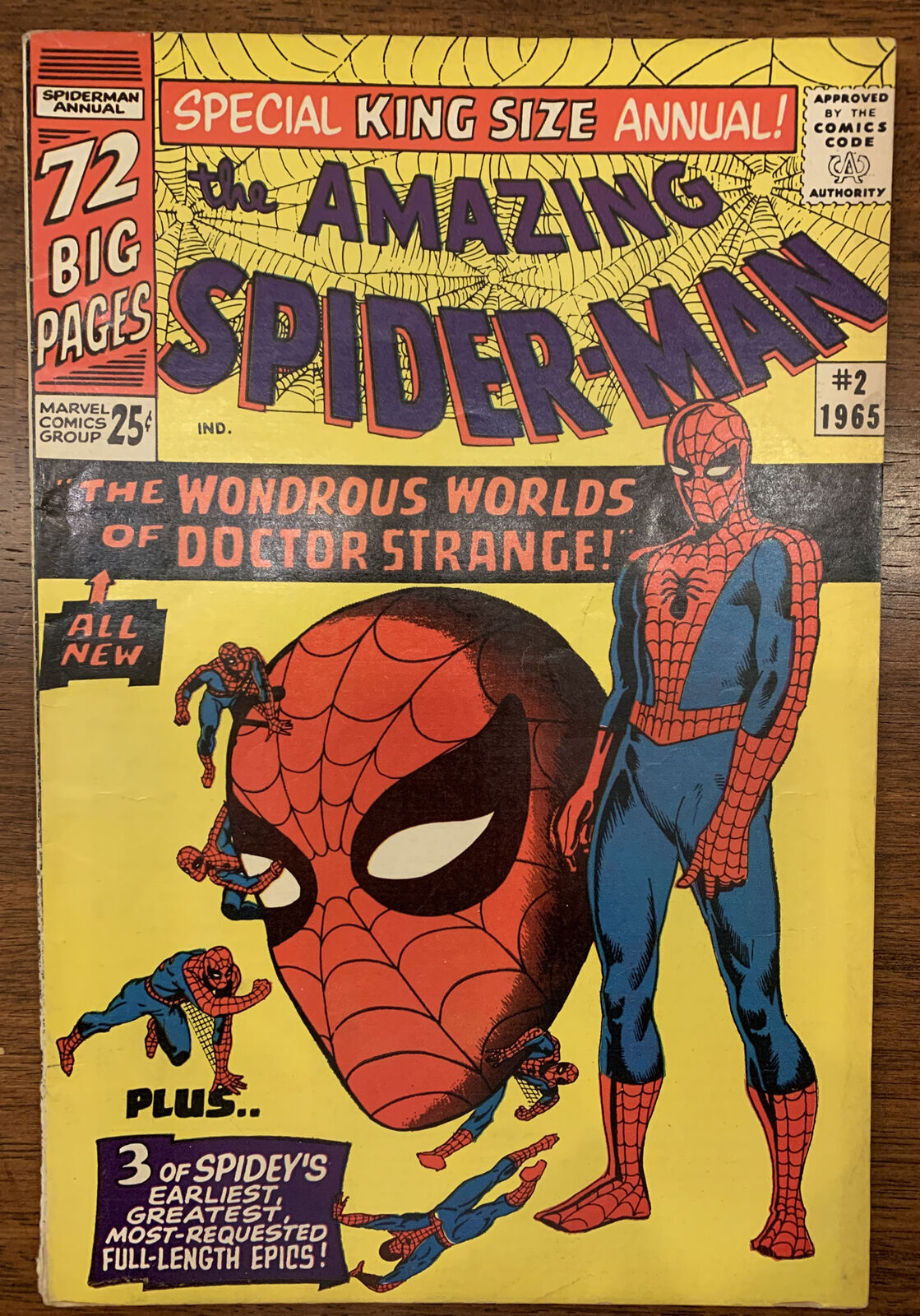 Amazing Spider-Man Annual #2 (1965) 1st team up of Spider-man and Dr. Strange...