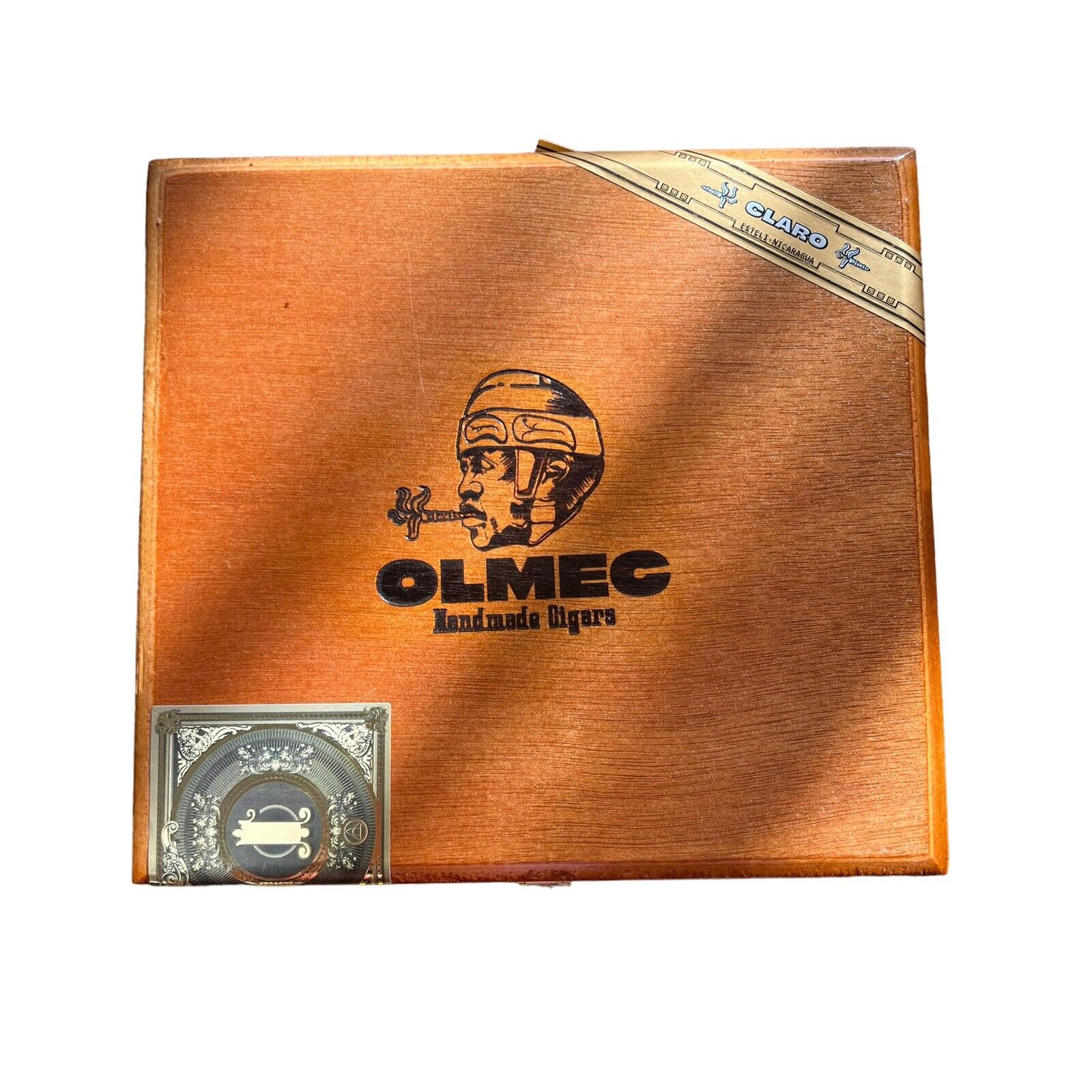 Empty Olmec Cigar Box 7\